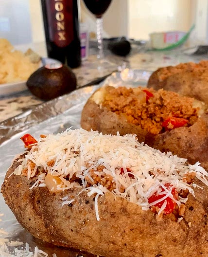 Taco Stuffed Potato