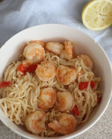 Shrimp Scampi Ramen