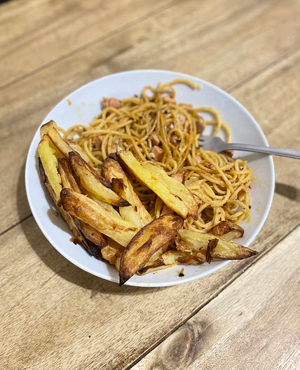 Spicy Sausage Noodles