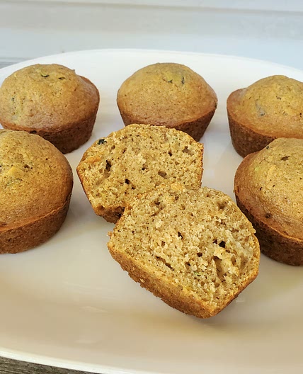 Apple Cinnamon Zucchini Muffins