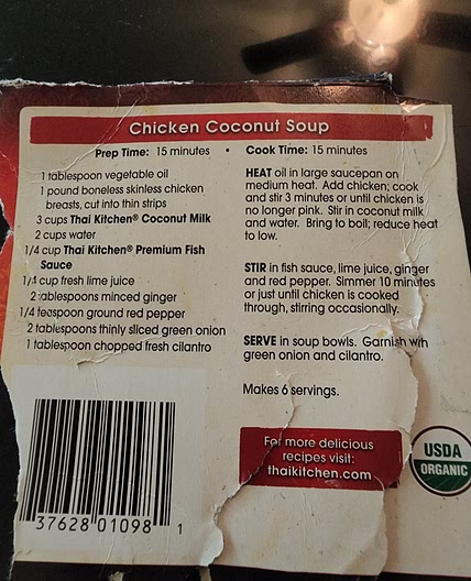 Chicken Coconut Soup