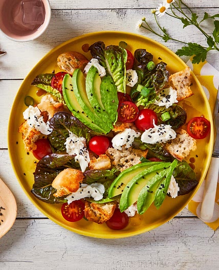 Aussie-Style Mozzarella, Avocado & Sesame Salad