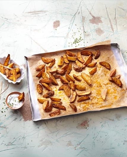 Kartoffelwedges mit Sour Cream