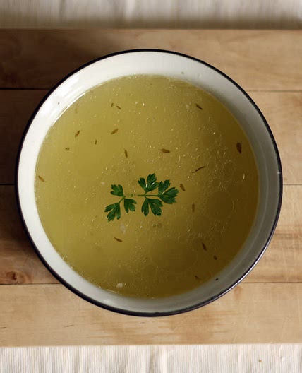 Chicken Broth Soup شوربة مرقة الدجاج