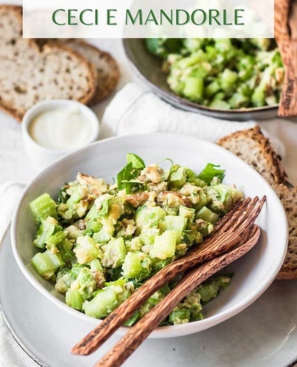 INSALATA di SEDANO MANDORLE E CECI