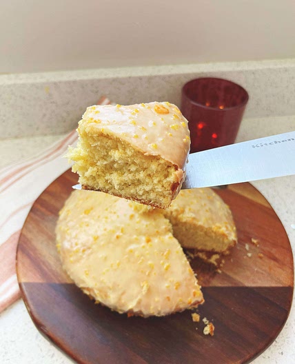 Orange Cardamon Snacking Cake