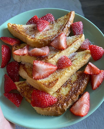 Single serve Super easy French toast