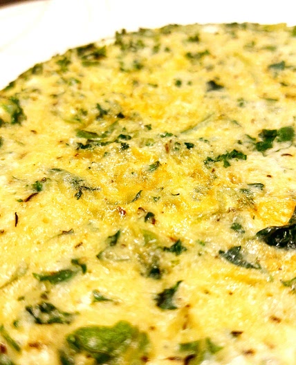 Frittata - Kale and ricotta
