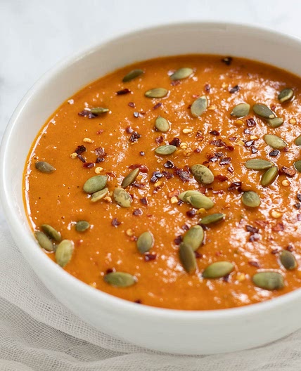 Butternut Squash and Red Pepper Soup