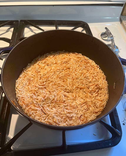 Lebanese rice - vermicelli rice pilaf
