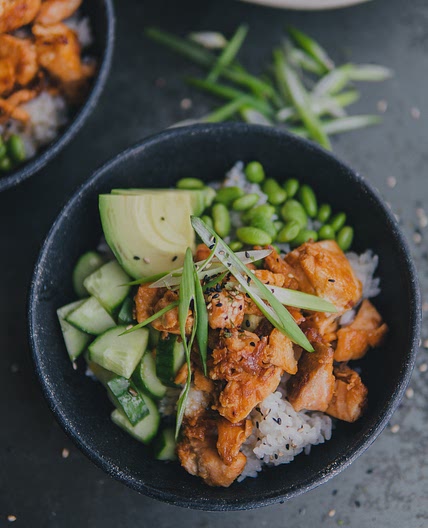 Teriyaki Salmon Bowls - Feeding The Frasers