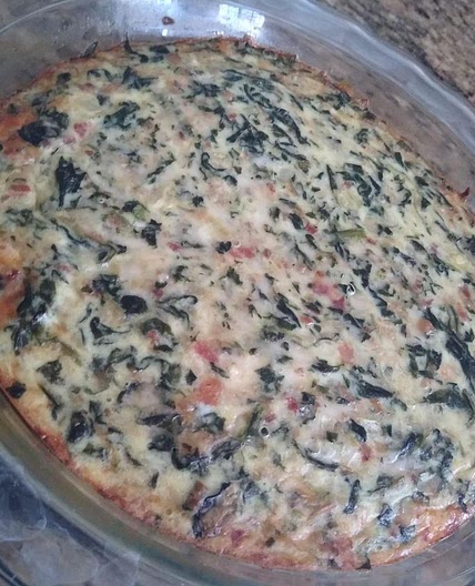 Crustless Spinach Quiche