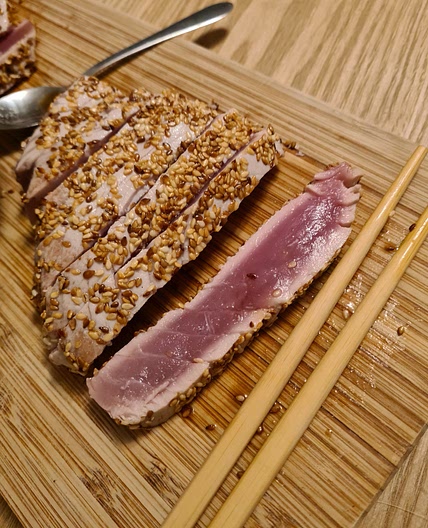 Ethan's Sesame Crusted Tuna