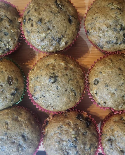Blueberry Zucchini Muffins