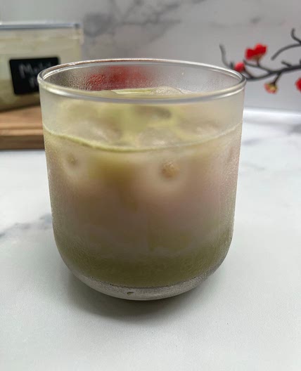 Strawberry Matcha Latta