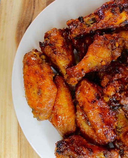 Honey Buffalo Air Fryer Wings