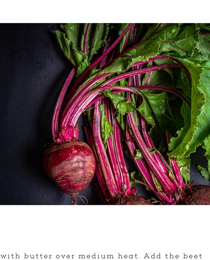 Sautéed beet greens 