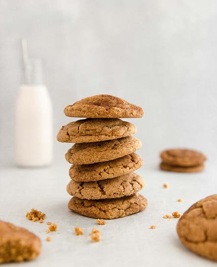 vegan pumpkin snickerdoodles