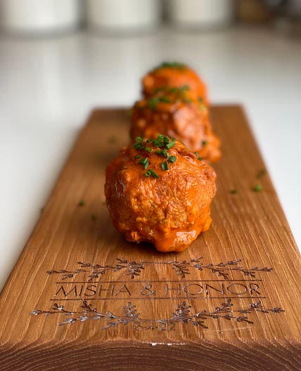 Buffalo Blue Cheese Chicken Bombs 