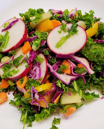 Over the rainbow salad