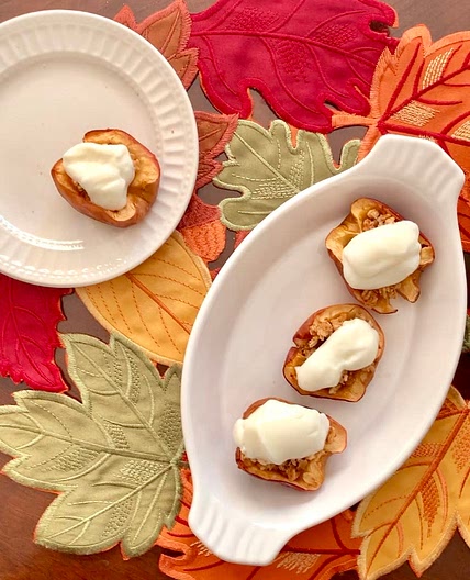 Baked Apples Stuffed with Granola