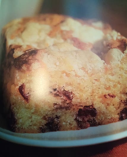 Cranberry Sour-Cream Coffee Cake with Streusel Topping