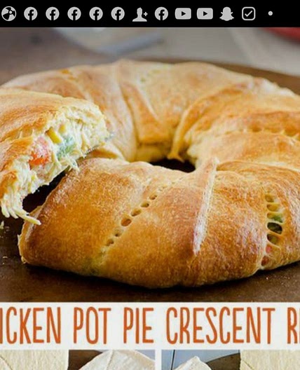 Chicken pot pie ring