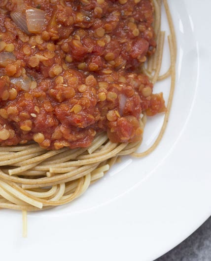 Slow Cooker Vegan Lentil Ragu