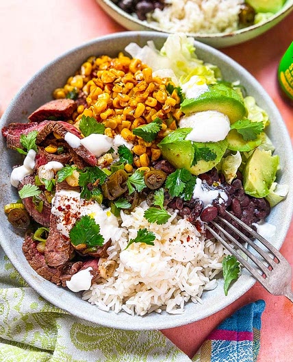 Burrito Bowl with Grilled Steak