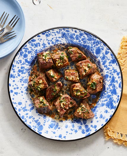 Garlic-Butter Steak Bites