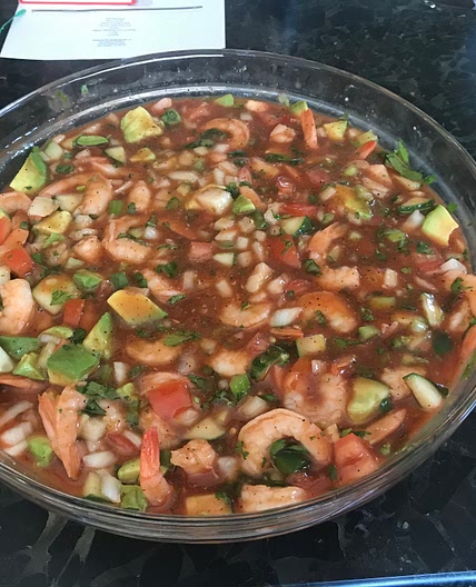 Authentic Mexican Shrimp Cocktail (Coctel de Camarones estilo Mexicano)
