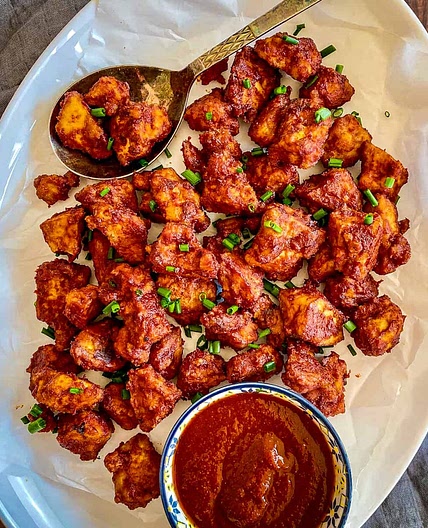 Baked BBQ Tofu (Vegan + Oil-Free)