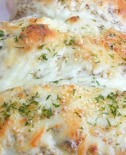 BAKED ITALIAN CHICKEN SMOTHERED IN PARMESAN SOUR CREAM