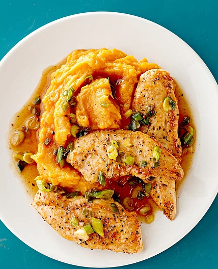 Maple-Glazed Chicken with Sweet Potatoes