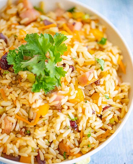 Christmas rice recipe