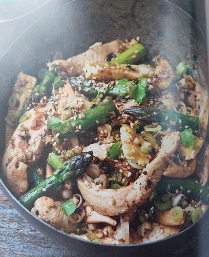 Szechuan chicken stirfry