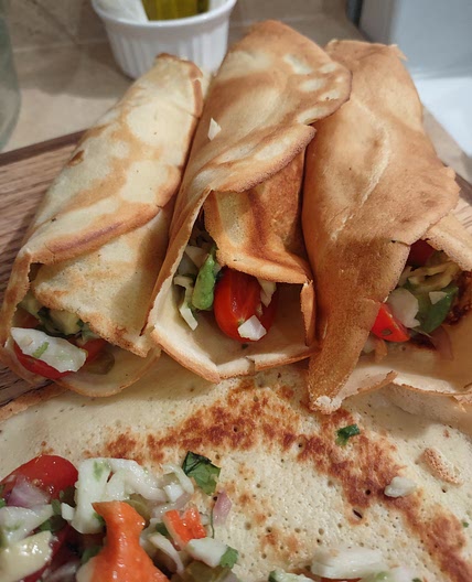 Crab Salad Crêpes