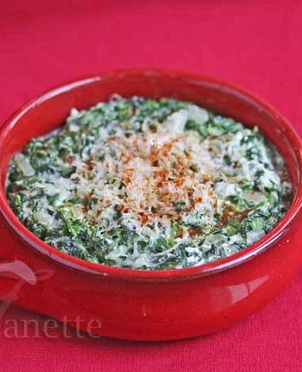 Skinny Hot Spinach Dip