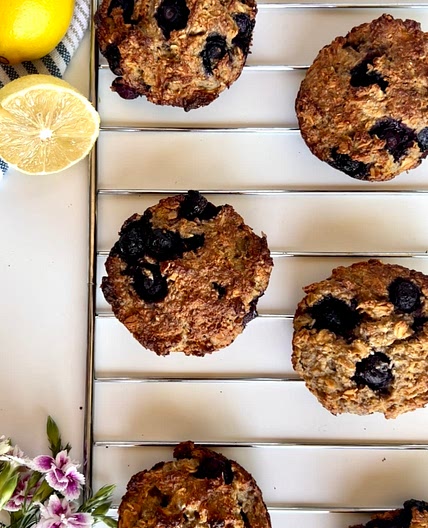 Happy Gut, Lemon Blueberry Muffins