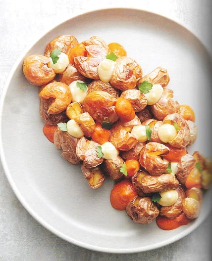 Smashed Patatas bravas