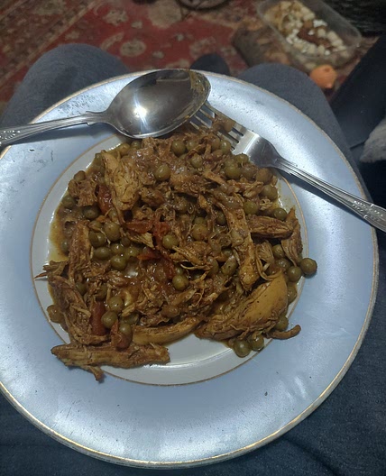 Home made chicken curry