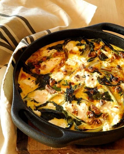 Gratin blette chevre noix (ok)