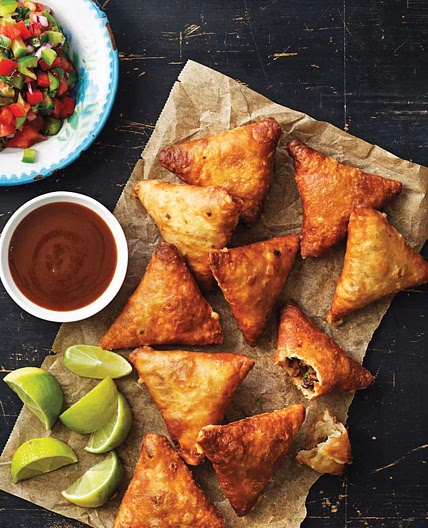 Vegan Kenyan samosas 