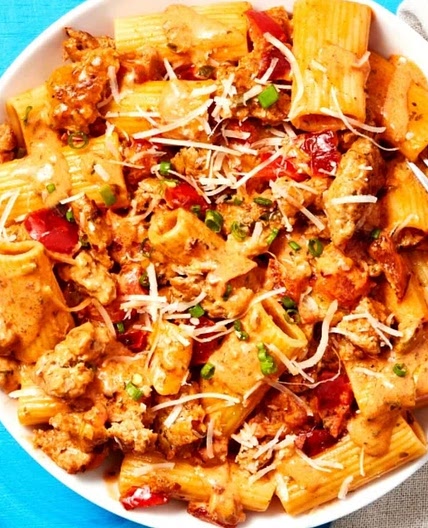 Chicken Sausage Rigatoni