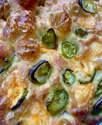 Jalapeño Cheese Focaccia