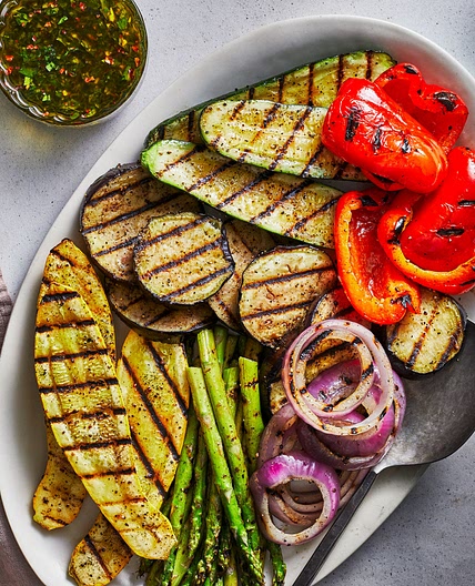 Grilled vegetable + Pasta a lá ratatouille