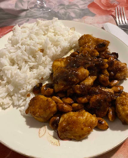 Pollo alle mandorle