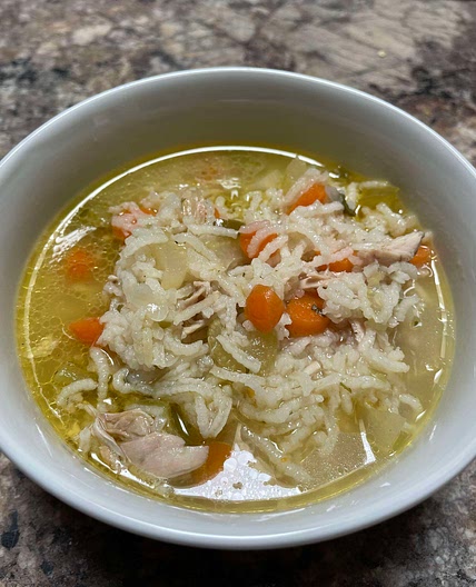 Chicken soup with Rice 