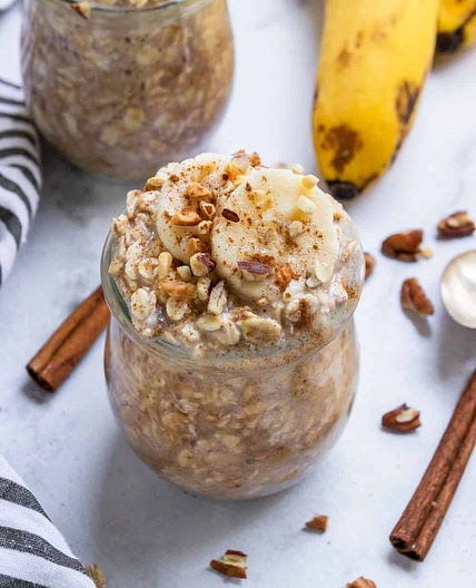 Banana Bread Overnight Oats