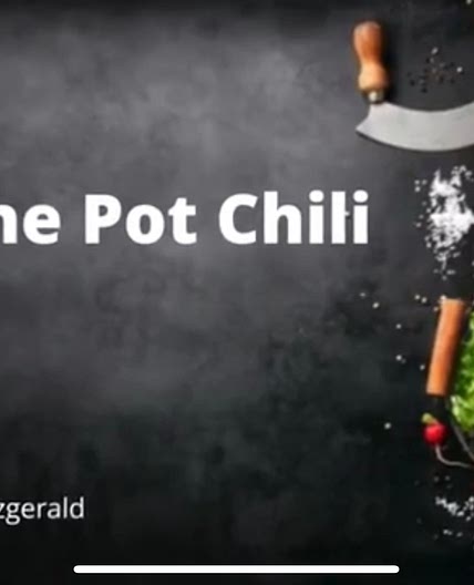 Easy Homemade Chili